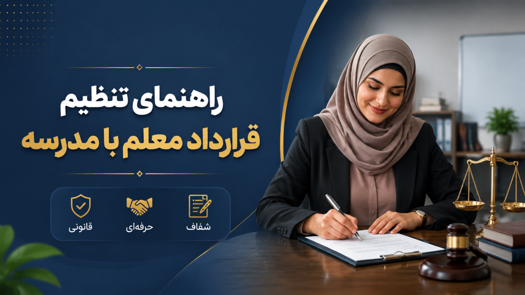 راهنمای تنظیم قرارداد معلم با مدرسه